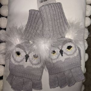 Kate Spade Owl Mittens